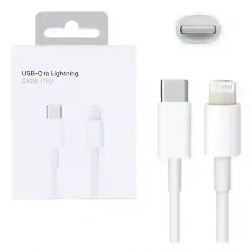 Cable Usb-a A Lightning De Carga Rápida Compatible Con Apple