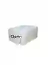 Caja En Carton Cartulina Blanca O Cafe 13x13x7cm Plegable