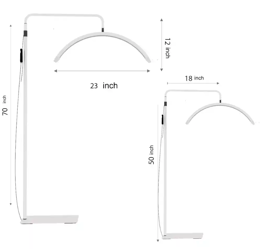 Lampara Led Media Luna Moonlight