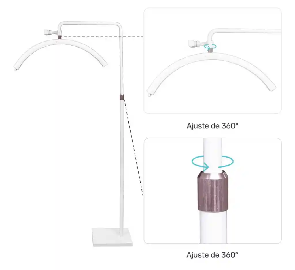 Lampara Led Media Luna Moonlight