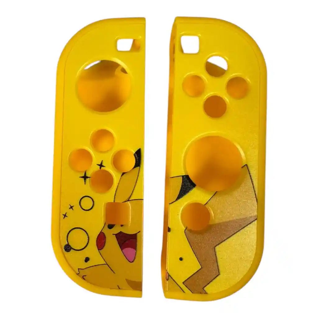 Acrilico Rigido De Diseño Pikapika Amarillo Compatible Switch Oled
