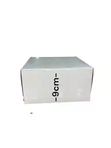 Caja En Carton Cartulina Blanca O Cafe 17x17x9cm