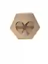 Caja En Carton Cartulina Blanco , Negra, Azul Y Kraft Hexagonal