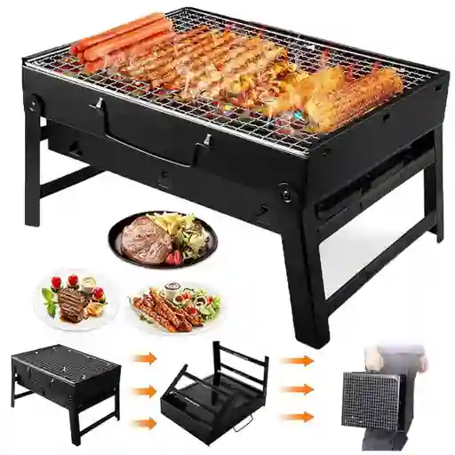 Parrilla Asador De Carbón Plegable