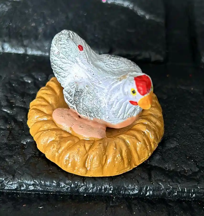 Animales Para Maqueta Gallinas En Ceramica X Unidad