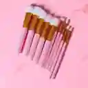 Set De Brochas X10 – Pink Glam Kabuki