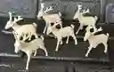 Animales Para Maqueta Renos X6 Unidades