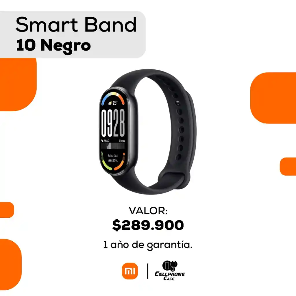 Smart Band 10 Negro