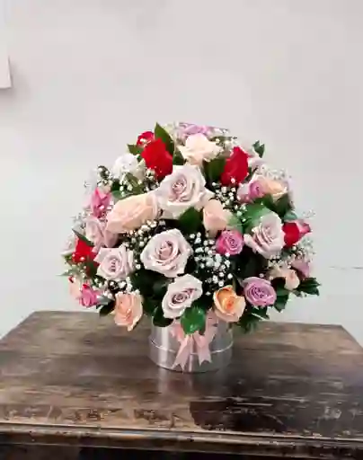Rosas Color Pastel