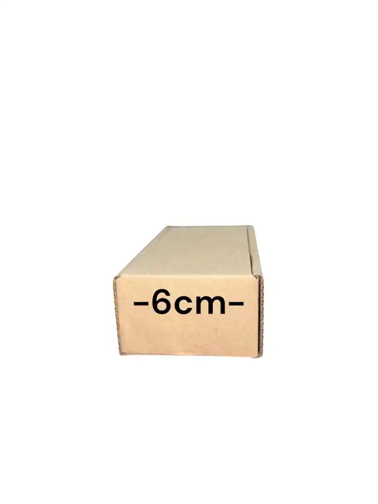 Caja En Carton Microcorrugado De 14x6x4cm Plegable