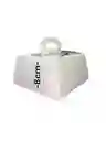 Caja En Carton Cartulina 16x16x8cm Plegable Blanca