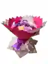 Rosas Eternas Ramo Morado