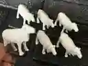 Animales Para Maqueta Ovejas X6 Unidades
