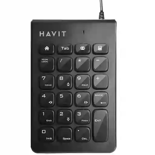 Teclado Numérico Havit Kb223 Una Mano