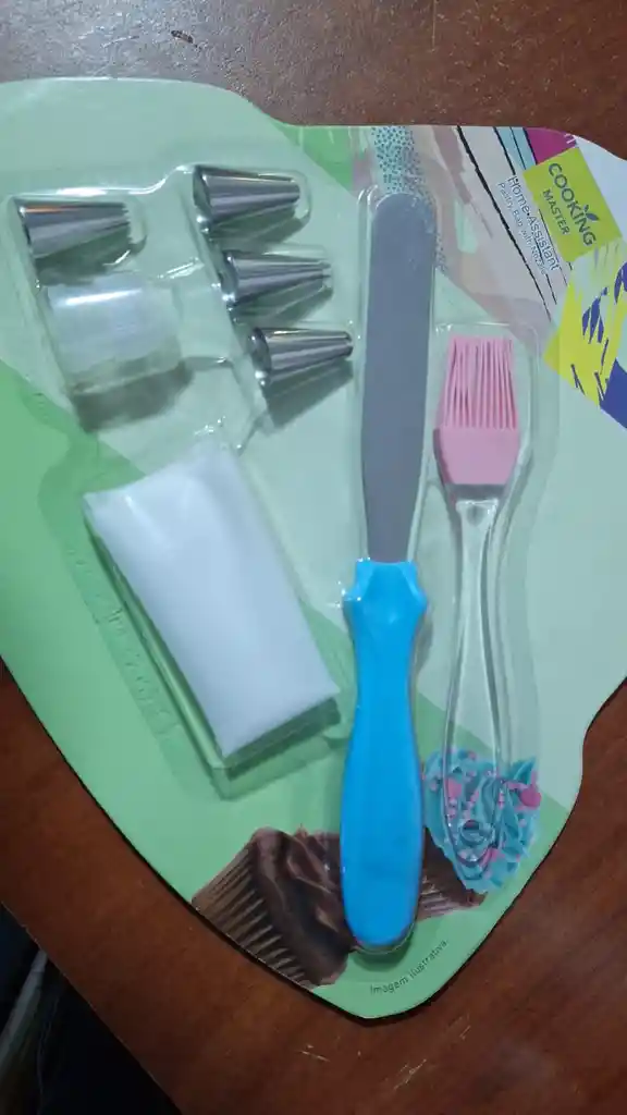 Set Pastelero Manga. Espatula Boquillas X 6