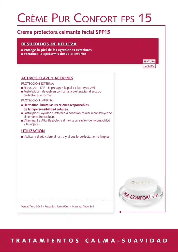Guinot Crème Pur Confort – Crema Calmante Para Piel Sensible