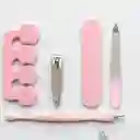 Kit De Manicure Rosa X5