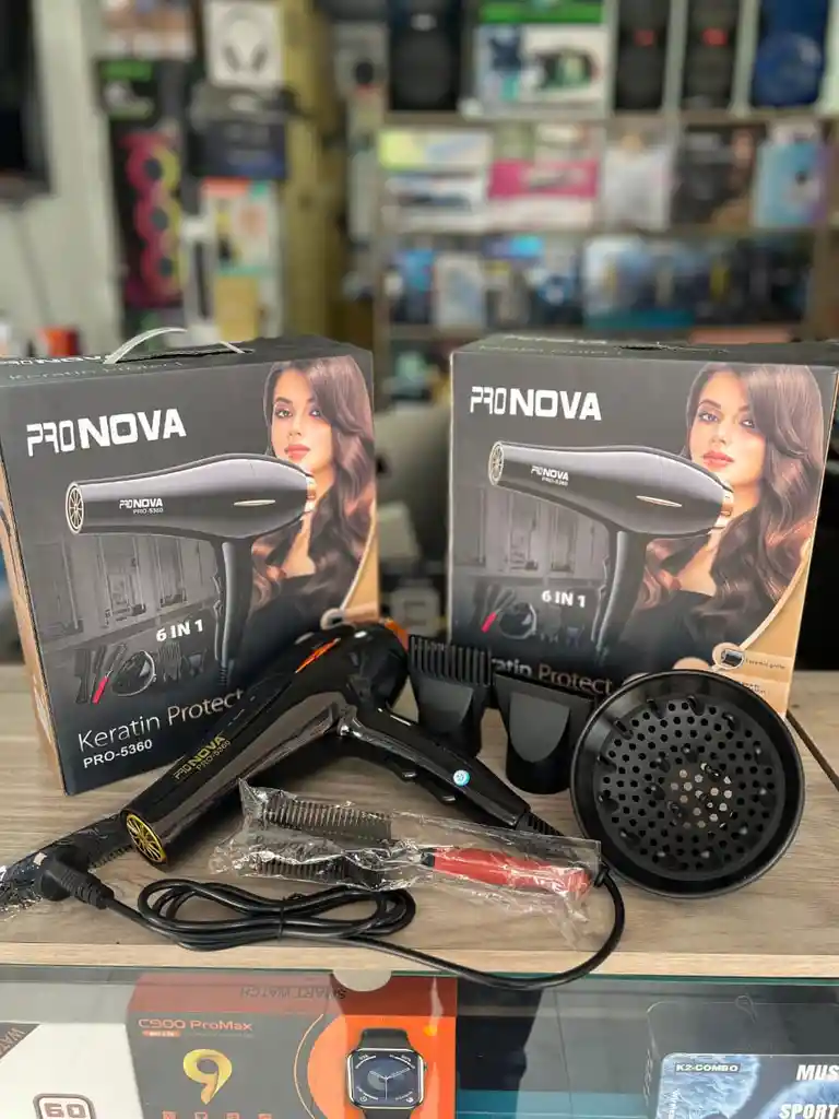 Secador 6 En 1 Keratina Pronova 5000w