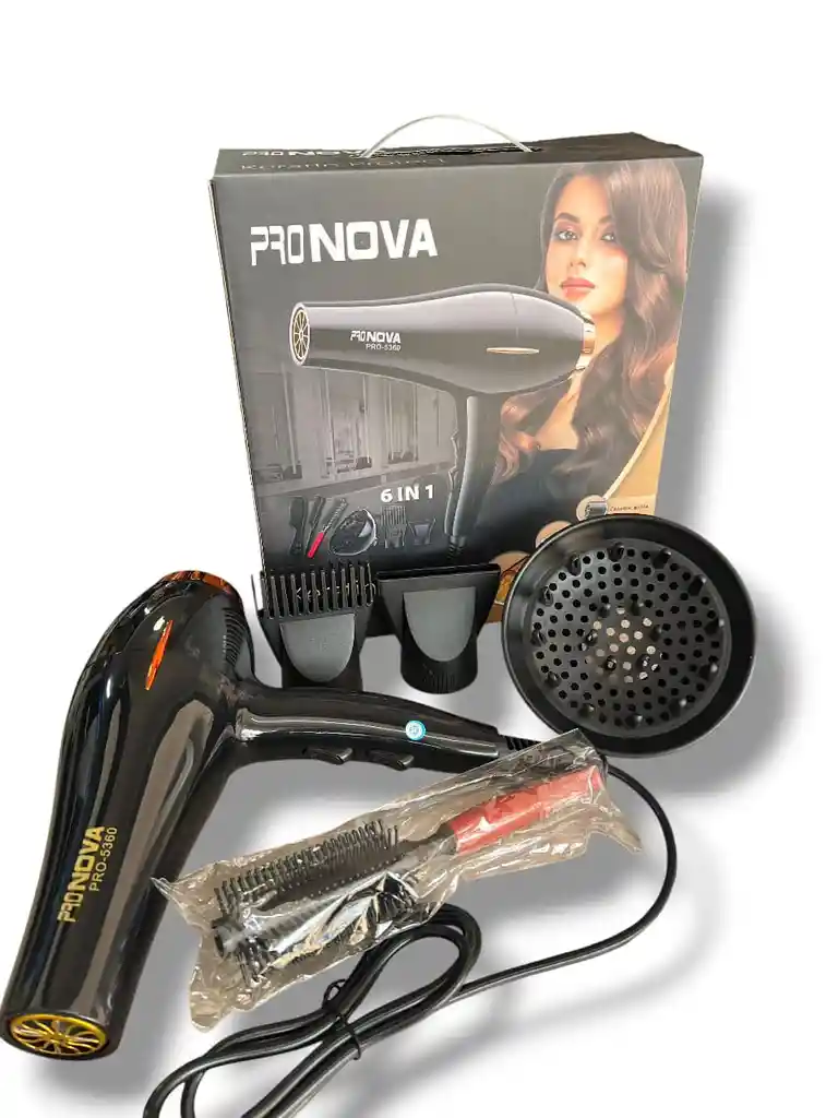 Secador 6 En 1 Keratina Pronova 5000w