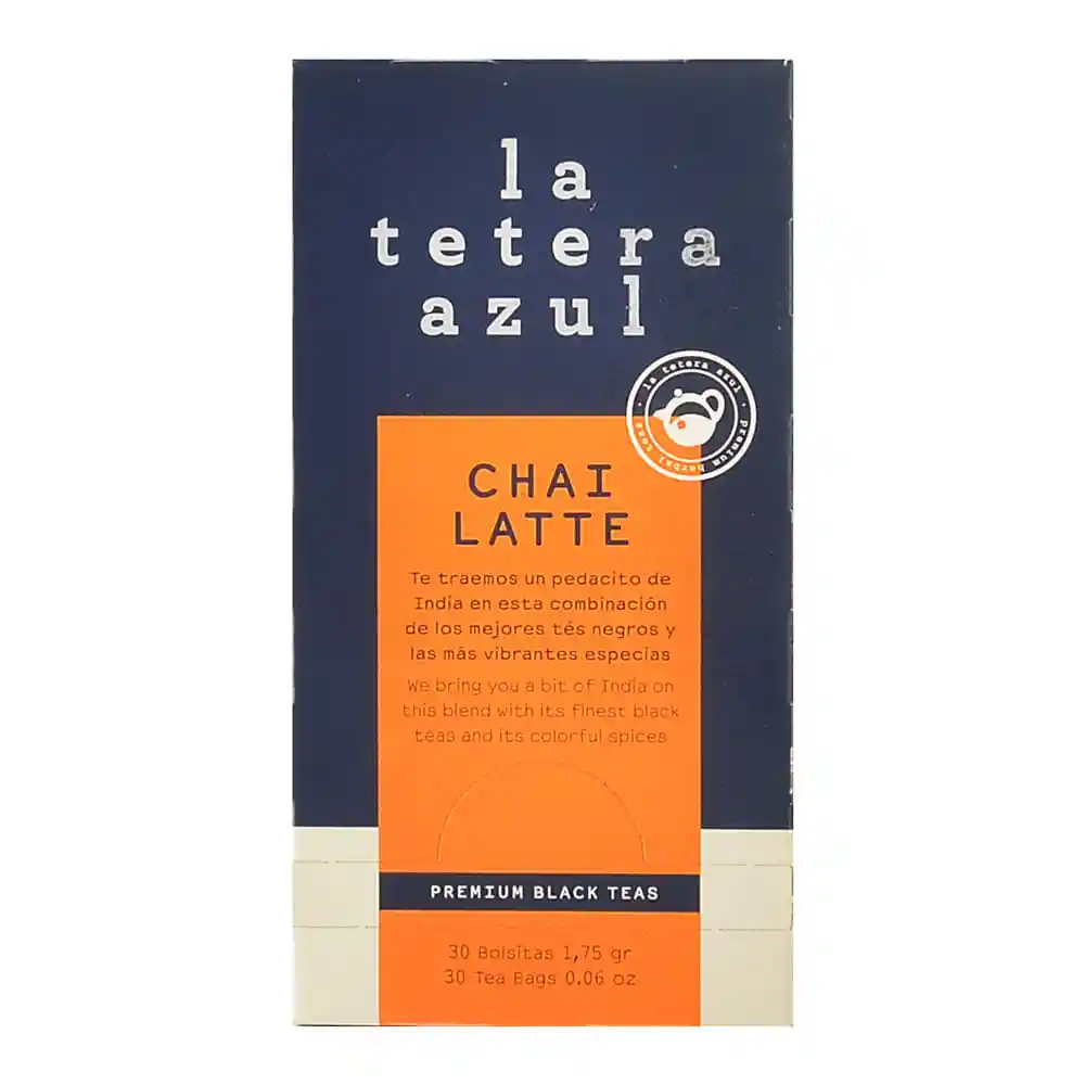 La Tetera Azul Té Negro Latte Premium