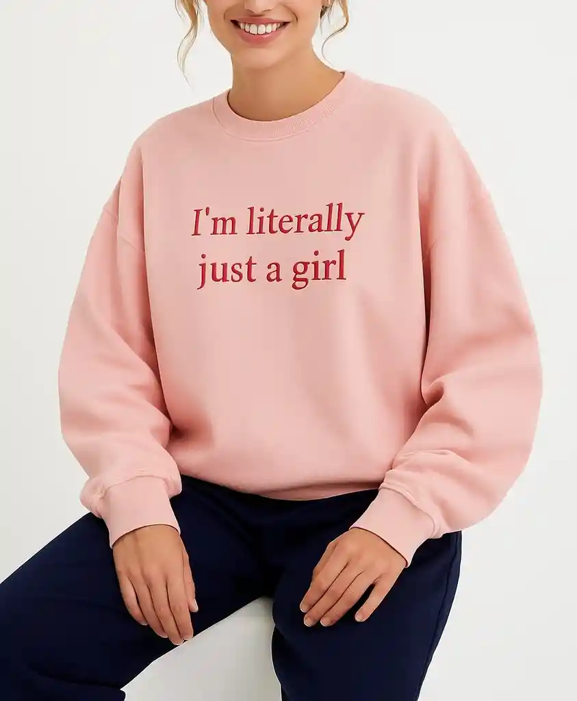 Sudadera Oversize Literally Girl