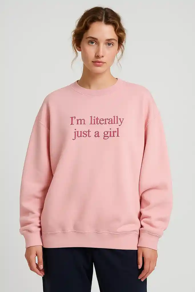 Sudadera Oversize Literally Girl