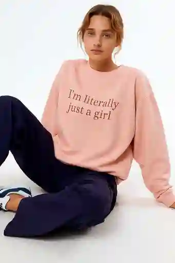 Sudadera Oversize Literally Girl