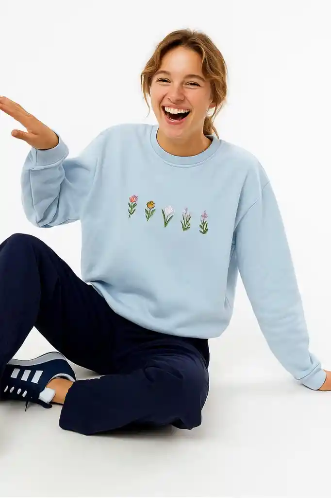 Sudadera Oversize Floral