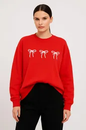 Sudadera Oversize Lazos 🎀