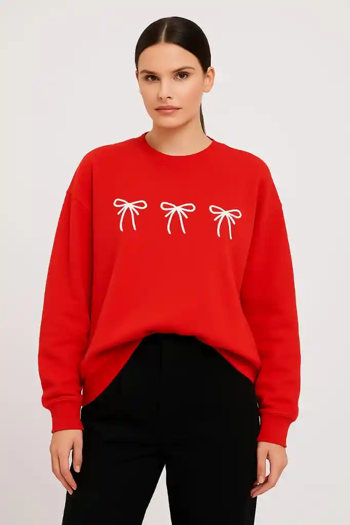 Sudadera Oversize Lazos 🎀