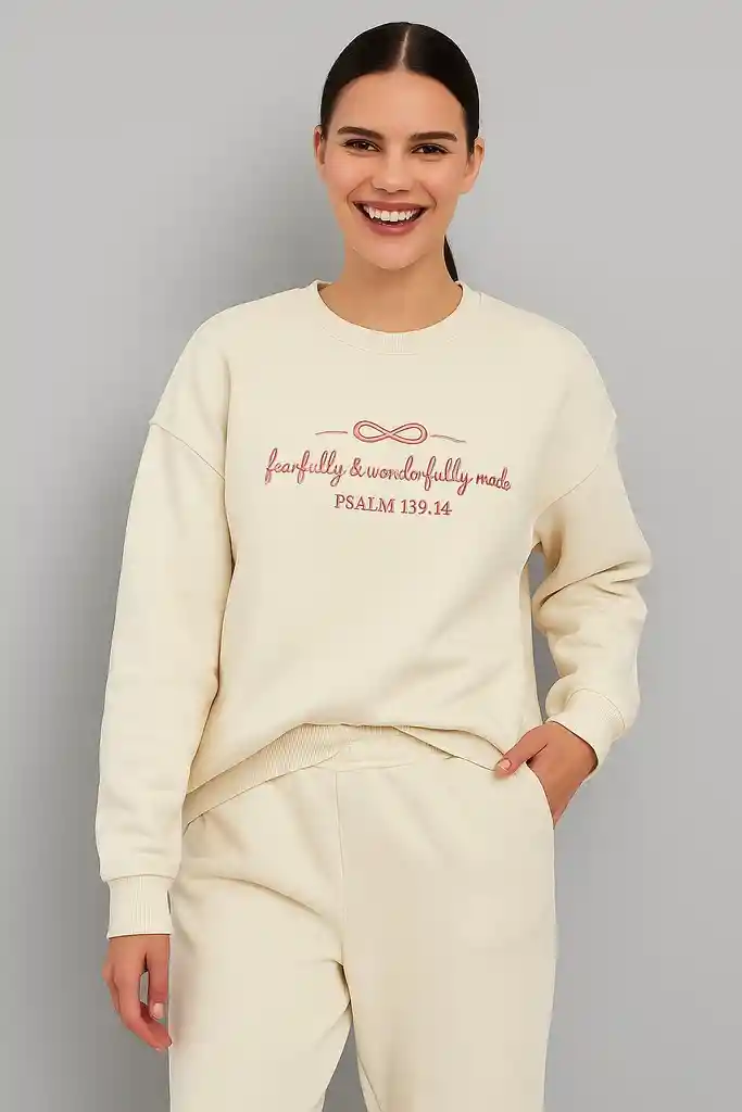 Sudadera Oversize Psalm - Grace Soul