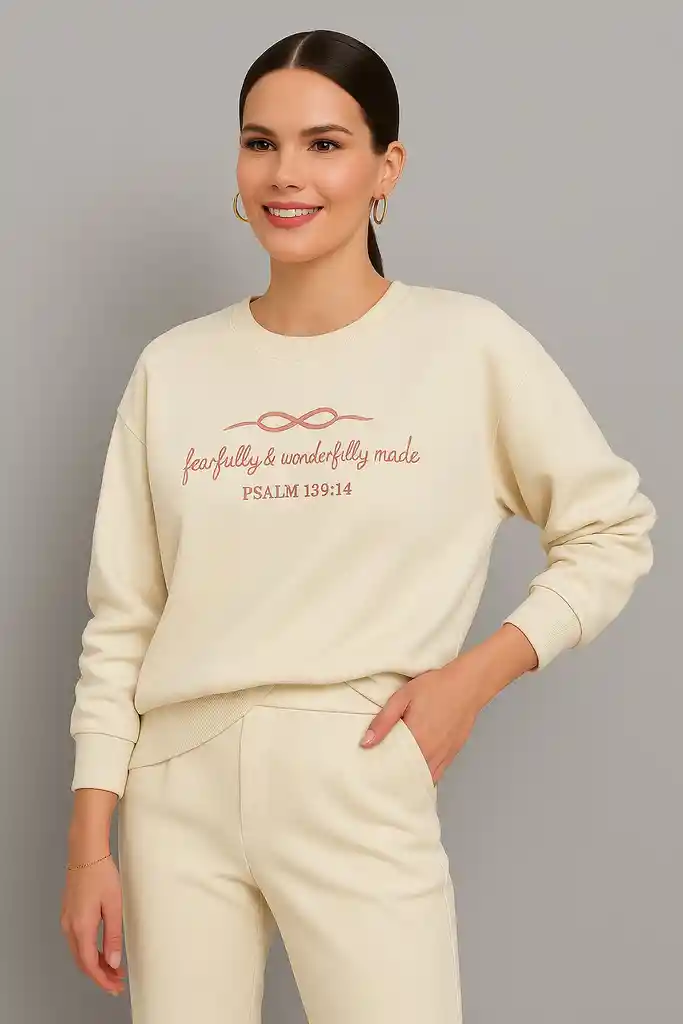 Sudadera Oversize Psalm - Grace Soul