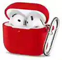 Estuche Forro Funda Case De Silicona Para Airpods 4 + Arnes