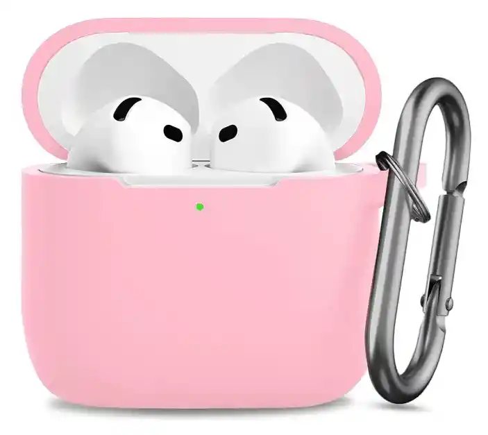 Estuche Forro Funda Case De Silicona Para Airpods 4 + Arnes