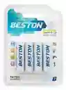 Baterias Pilas Aa 2300 Mah Recargables Blisterx4 Beston