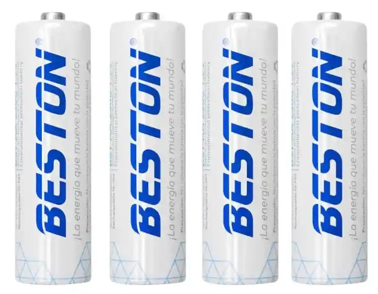 Baterias Pilas Aa 2300 Mah Recargables Blisterx4 Beston