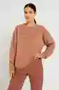 Sudadera Oversize Just A Girl - Soft Femme