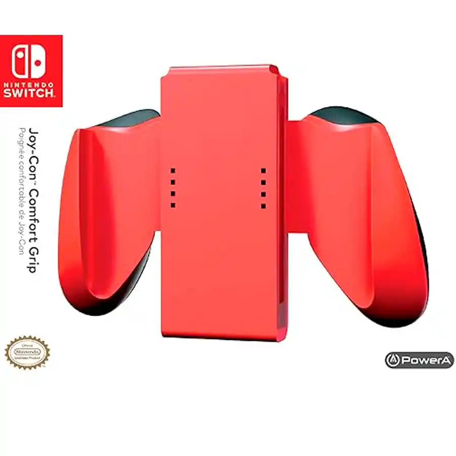 Grips Para Nintendo Switch Powera Color Rojo