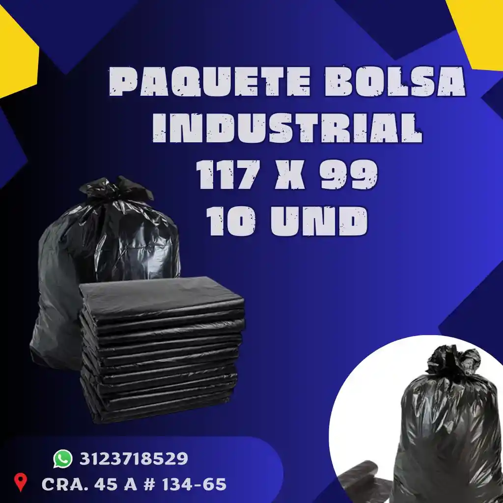 Bolsa Industrial 117 X 99 ( 10 Und )