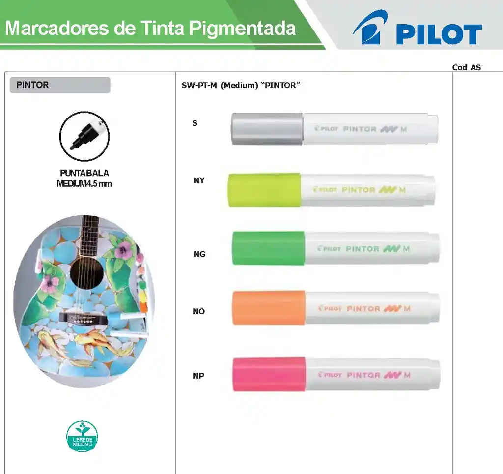 Marcador Acrilico