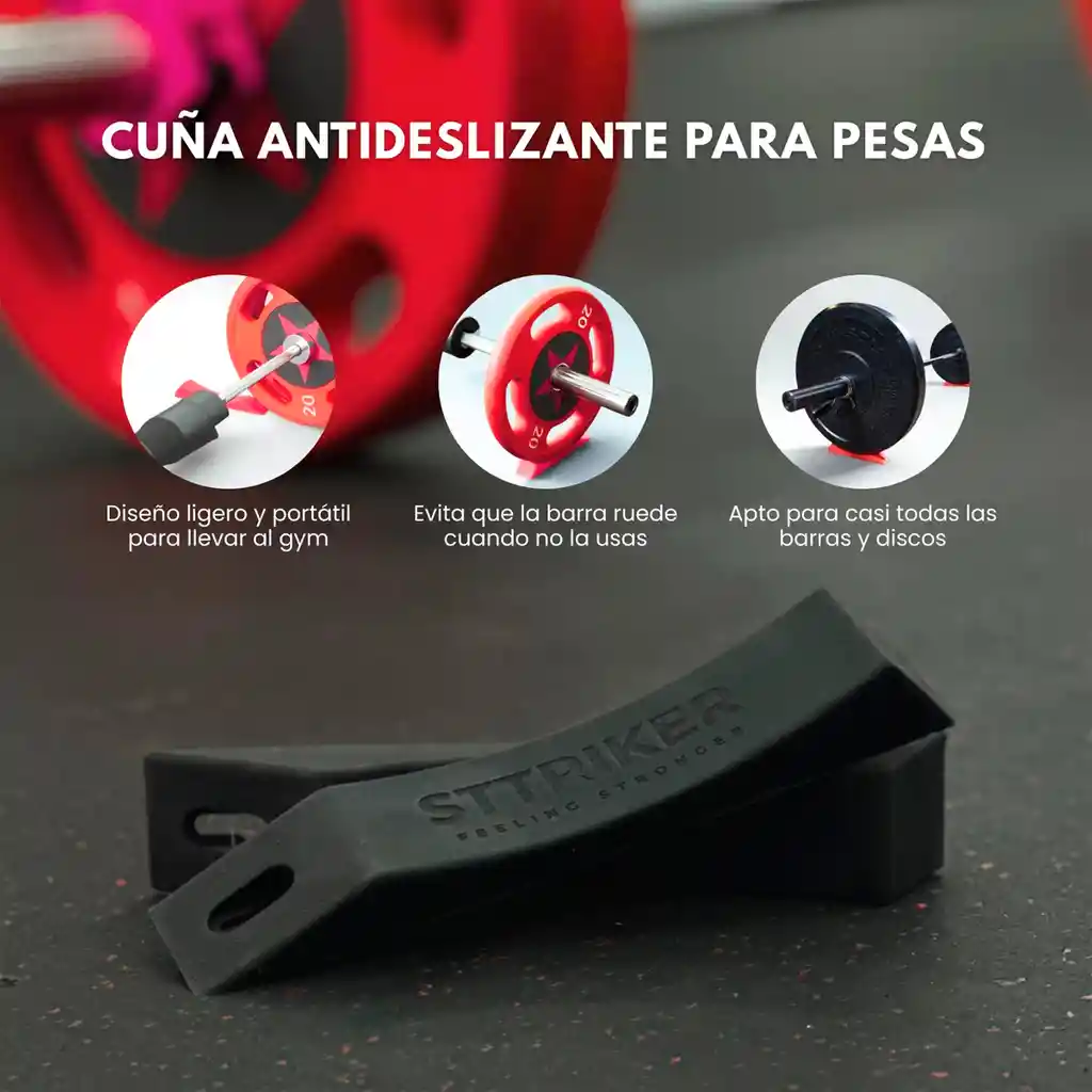 Cuña Gato Peso Muerto Gym Hip Thrust Levantamiento Pesas Negro