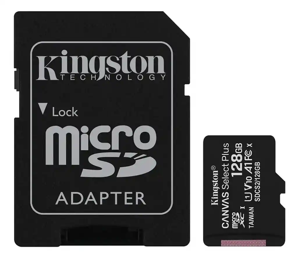 Memoria Micro Sd Kingston 128gb Canvas Select Plus Class10