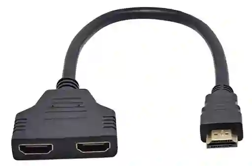 Divisor Y Duplicador 4k De 1 Hdmi Macho A 2 Hdmi Hembra