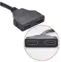 Divisor Y Duplicador 4k De 1 Hdmi Macho A 2 Hdmi Hembra