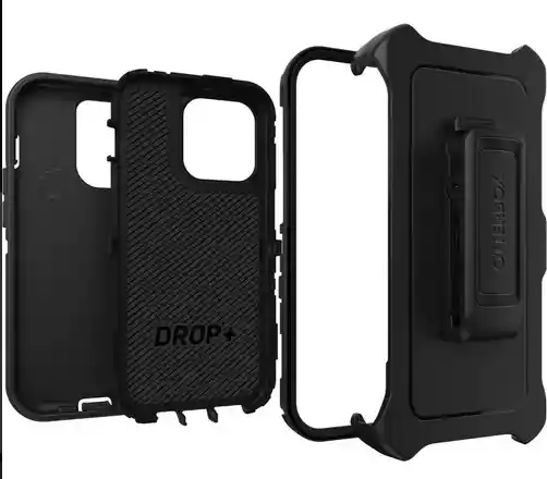 Case Otterbox Defender Para Iphone 14 / Plus / Pro / Pro Max Nombre Del Diseño Ip 14 Pro 6.1 (3 Cámaras) Color Negro