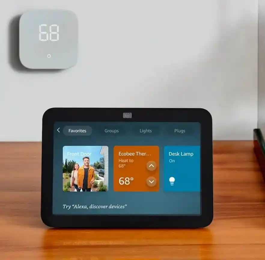 Amazon Echo Show 8 3ra Generación Asistente Virtual Alexa Color Negro