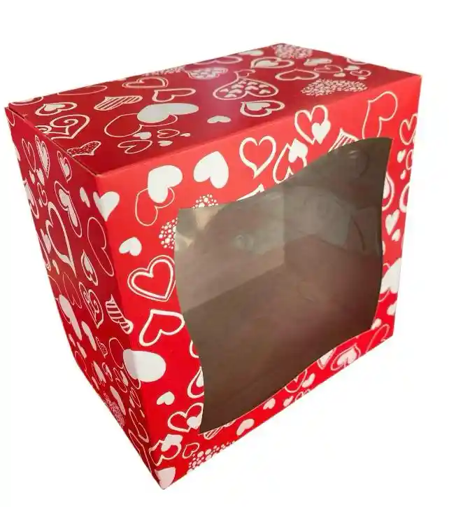 Cajas Cartón 18x18 X 11 Con Ventana