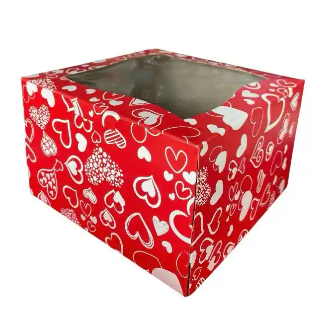 Cajas Cartón 18x18 X 11 Con Ventana