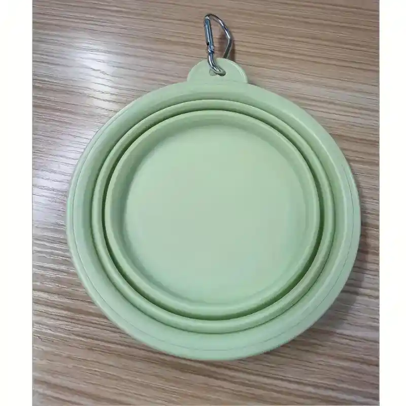 Taza Portatil Plegable Color Verde