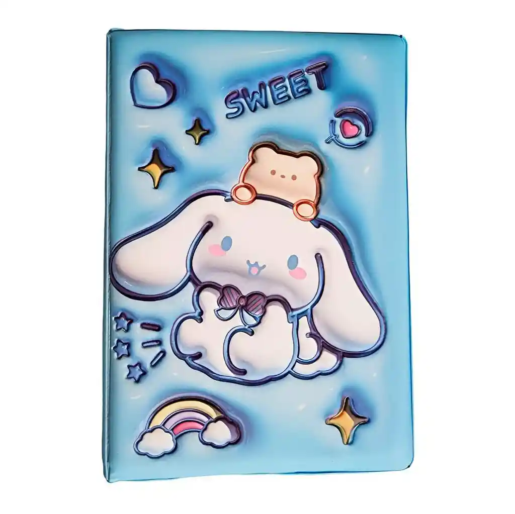 Agenda Anime Cinnamoroll Diario Multicolor Niñas